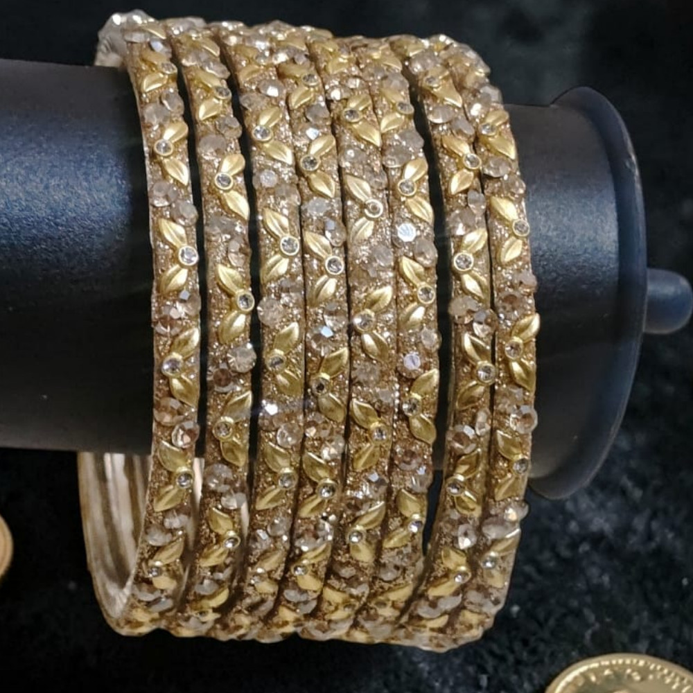 Fancy Bangles -White